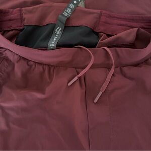 Lululemon Maroon Athletic Pants with Drawstring